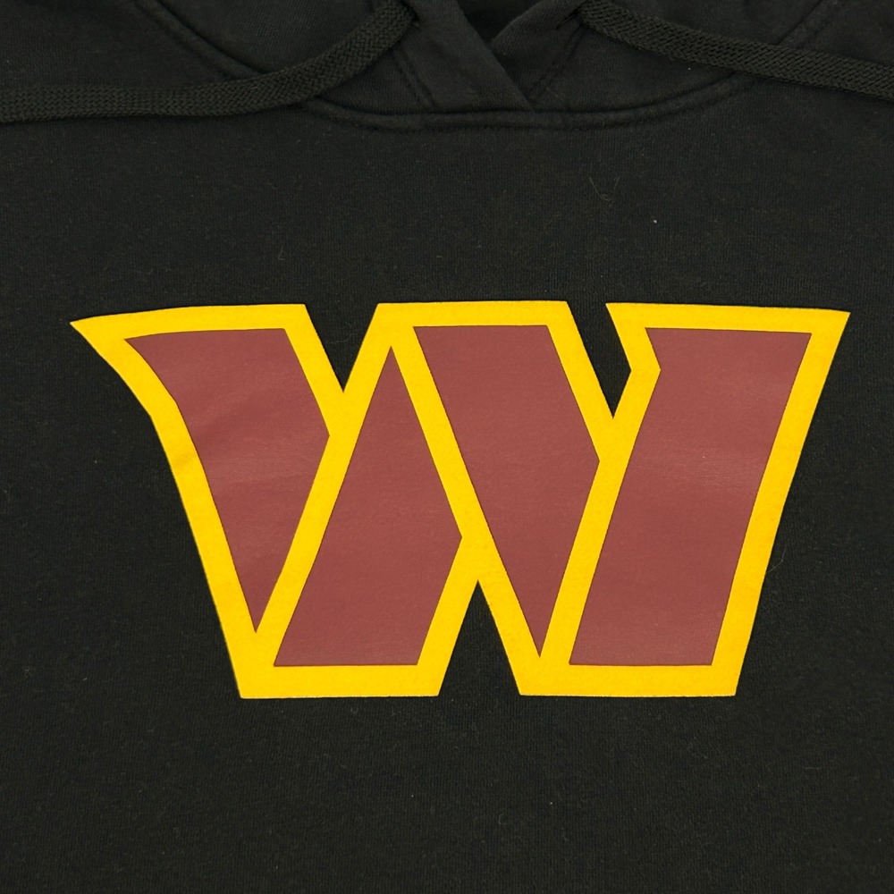 Washington Commanders Hoodie Mens XL Black Nike NFL Pullover Fleece Sweatshirt
